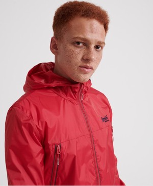 Superdry Offshore Packable Cagoule Férfi Kabát Piros | ZHGBW5108